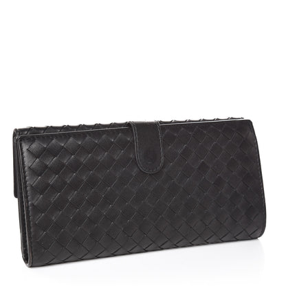 Bottega Veneta Nappa Intrecciato Continental Wallet Black 3 of 8