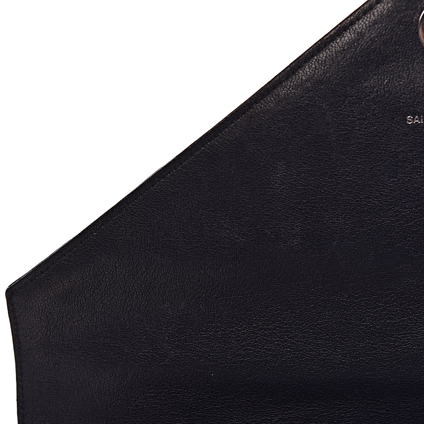 Sheepskin Matelasse Chevron Monogram Large College Satchel Deep Marine