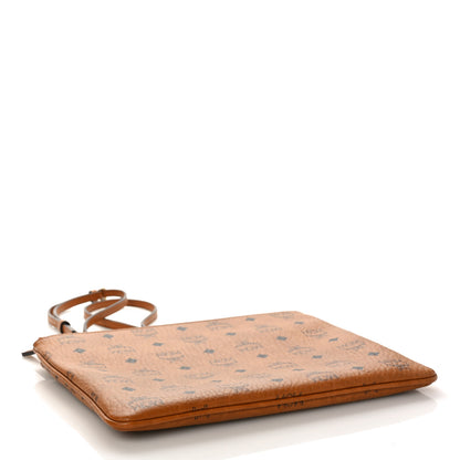 MCM Visetos Original Medium Pouch Cognac 4 of 8