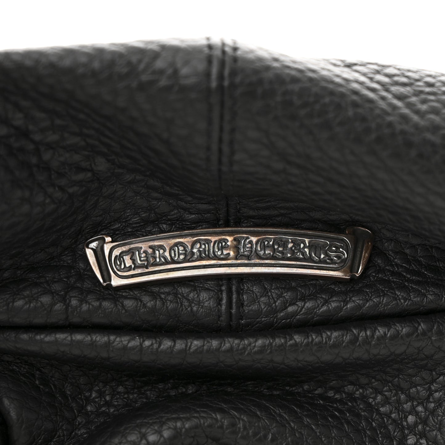 Grained Calfskin Snat Pack Gunslinger Waist Bag Black