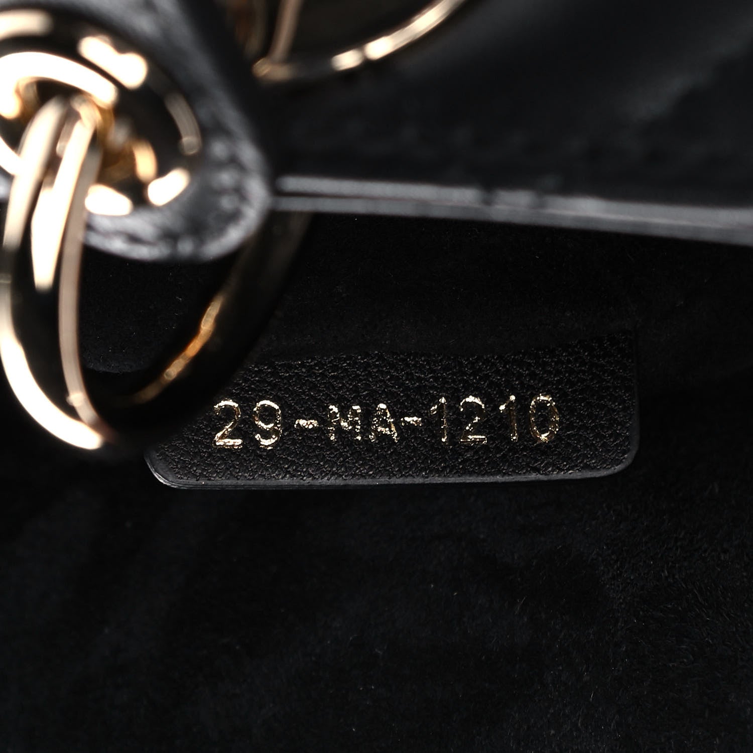Christian Dior Lambskin Cannage Medium Lady Dior Black 7 of 14