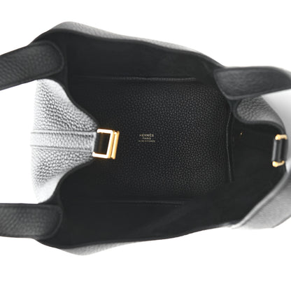 Hermes Taurillon Clemence Picotin Lock 18 PM Black 5 of 11