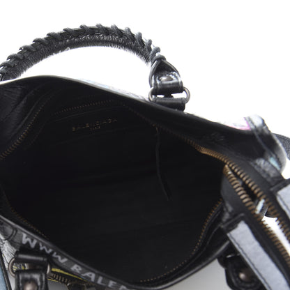 Balenciaga Agneau Arena Graffiti All Over Classic Hardware Mini City Black Multicolor 6 of 12