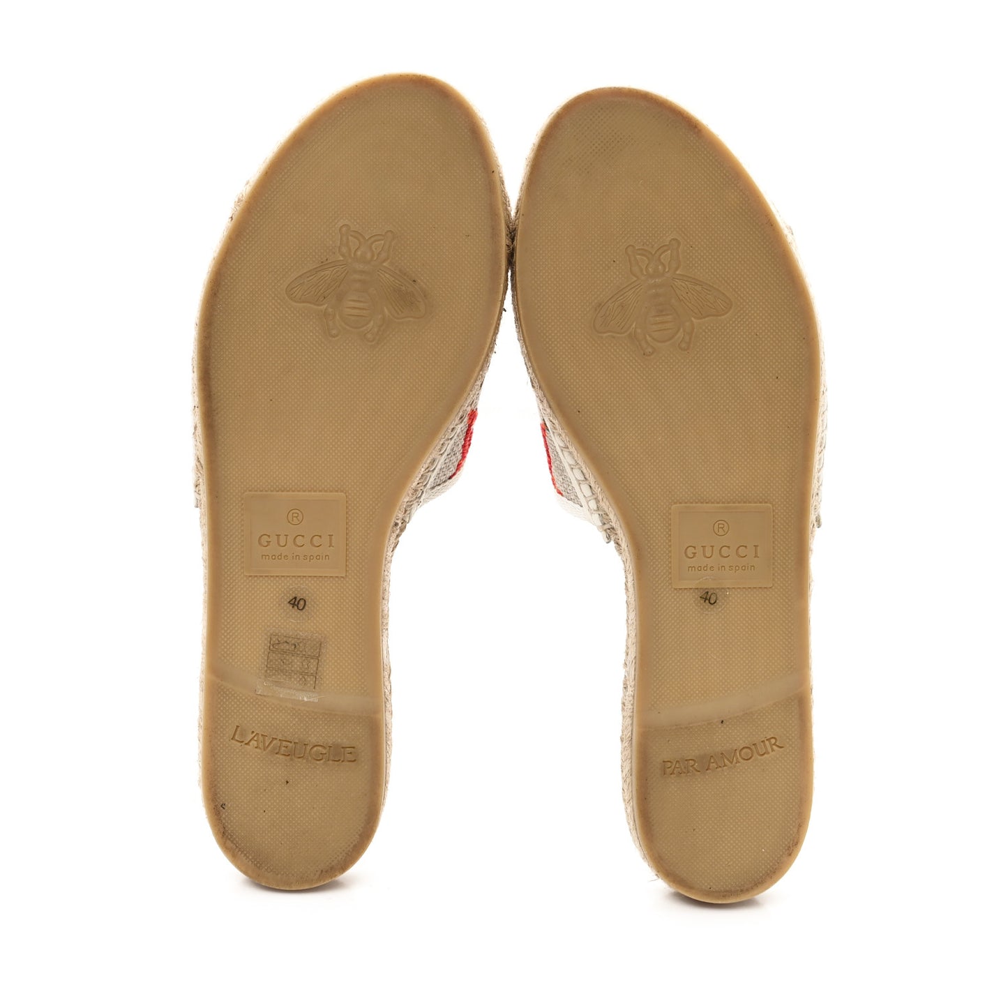 Linen Psychedelic Mini GG Monogram Slide Sandals 40 Multicolor