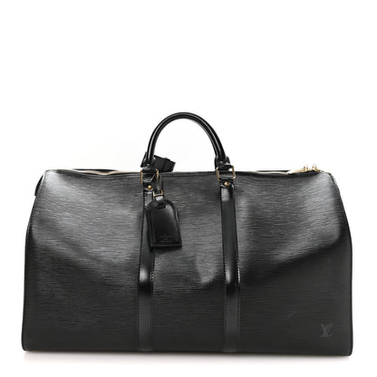 Louis Vuitton Epi Keepall 50 Black 1 of 9