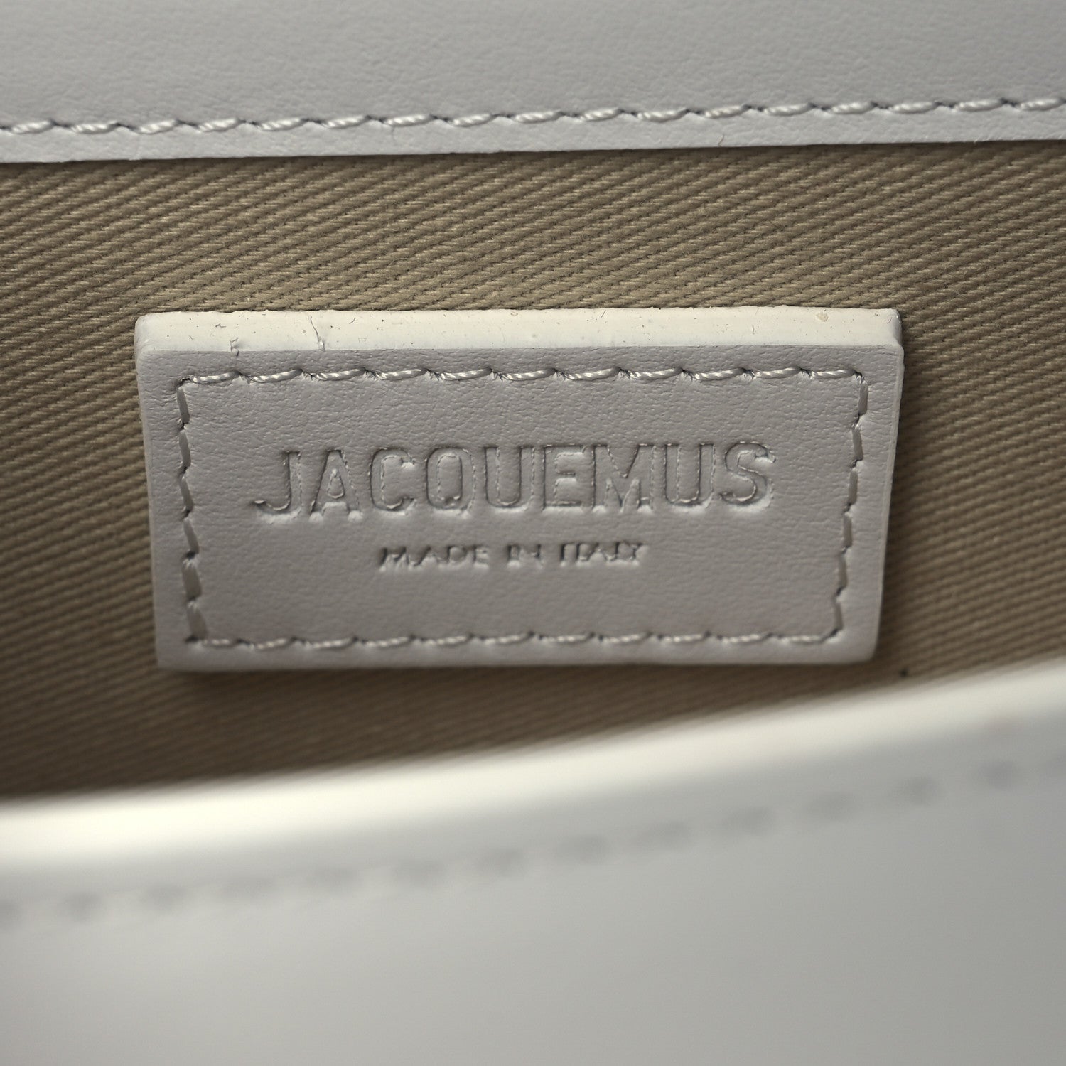 Jacquemus Smooth Calfskin Le Bambino White 6 of 11