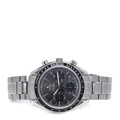 Omega Stainless Steel 40mm Speedmaster Date Chronograph Automatic Watch Grey 323.30.40.40.06.001 2 of 5