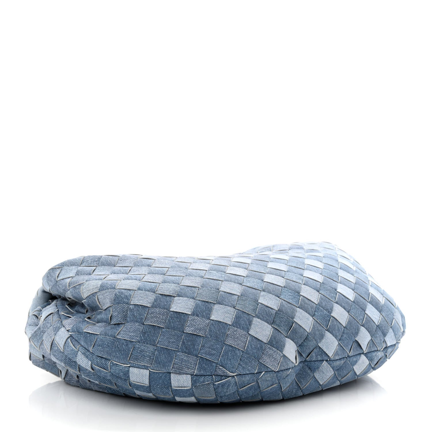 Bottega Veneta Nappa Denim Effect Intrecciato Teen Jodie Hobo Denim 4 of 12