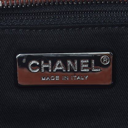Chanel Aged Calfskin Pony Hair Quilted Miss Pony Bowler Brown 8 of 14
