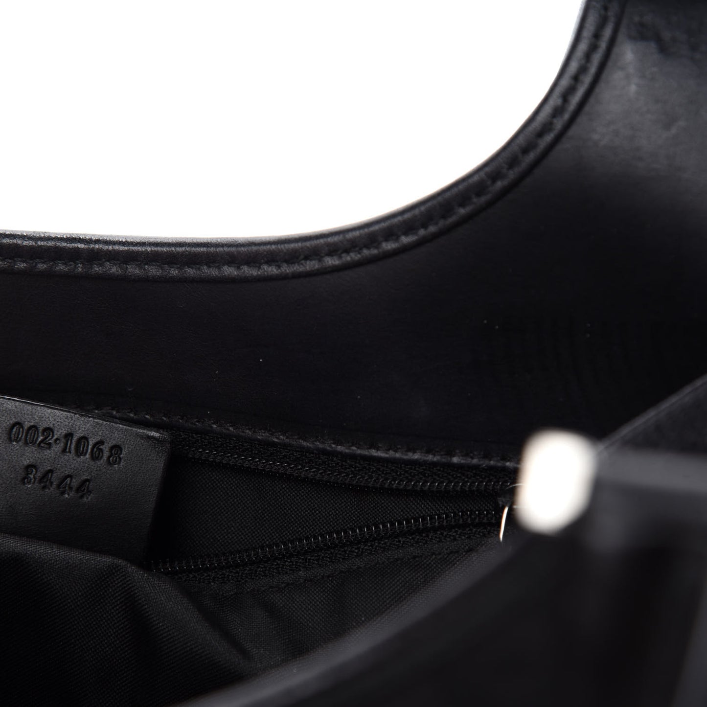 Monogram Bardot Shoulder Bag Black