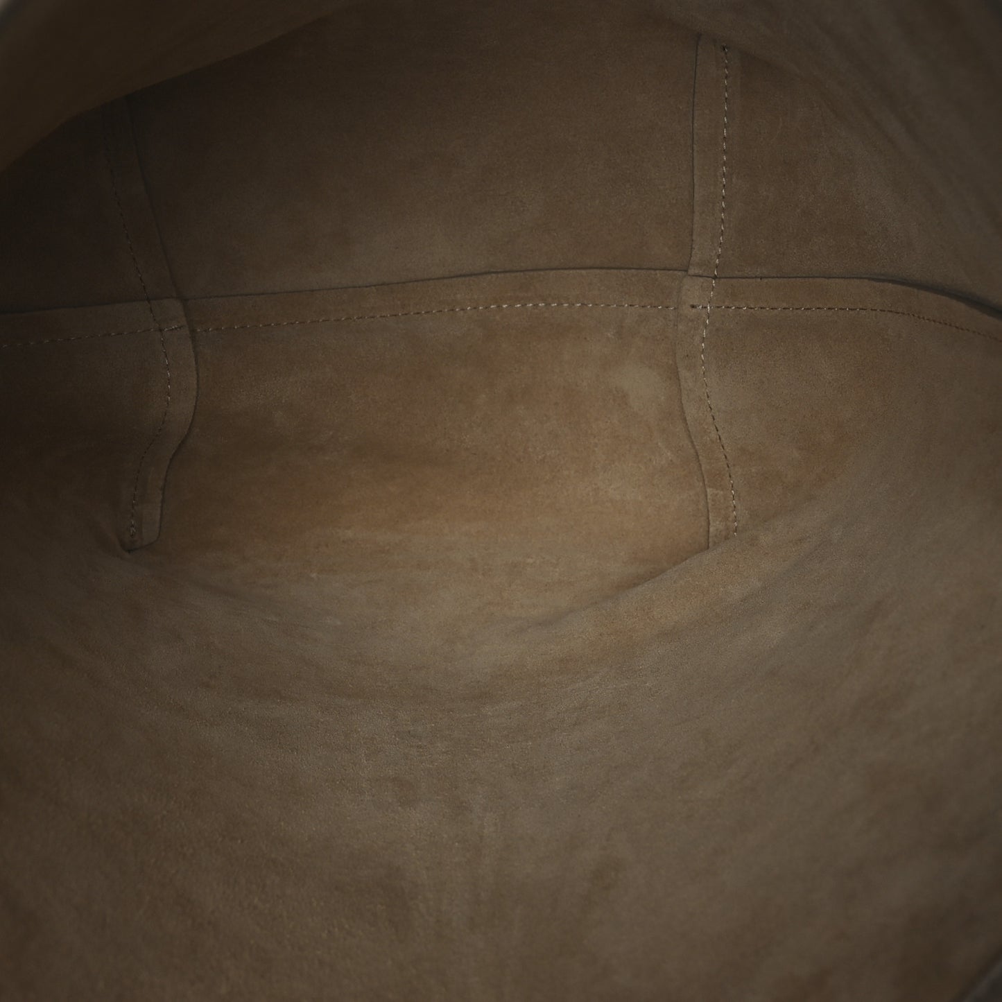 Grained Calfskin Medium N/S Park Tote Dark Taupe