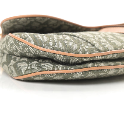 Christian Dior Monogram Saddle Bag Green 9 of 10