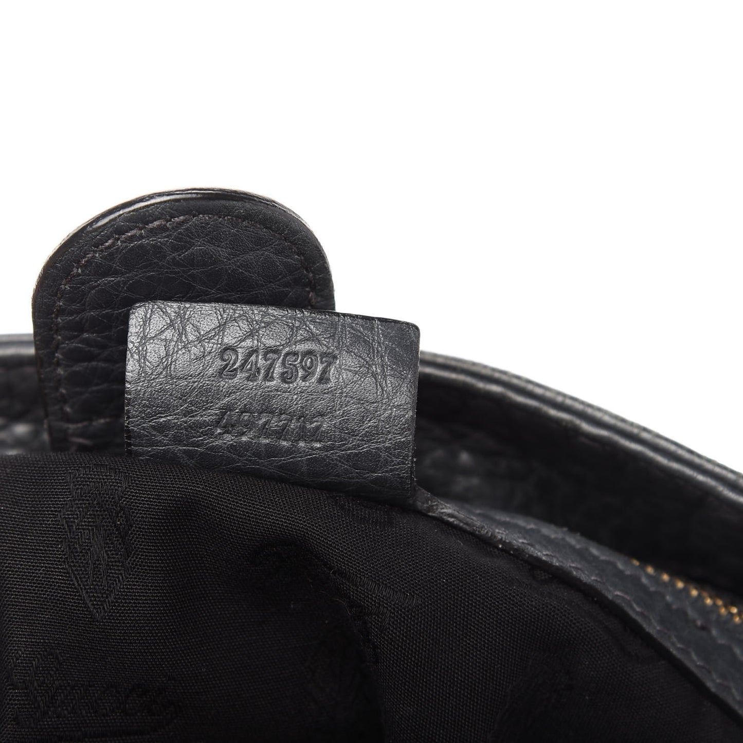 Pebbled Calfskin Medium Heritage Shoulder Bag Charcoal Grey