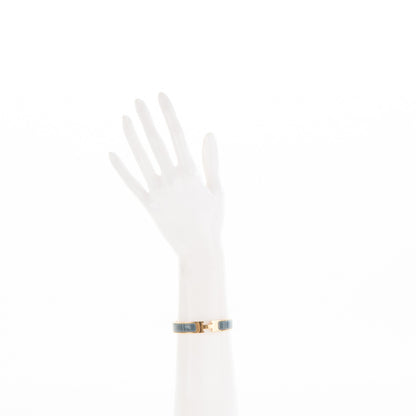Hermes Enamel Clic Clac H Narrow Bracelet PM Ardoise 2 of 7