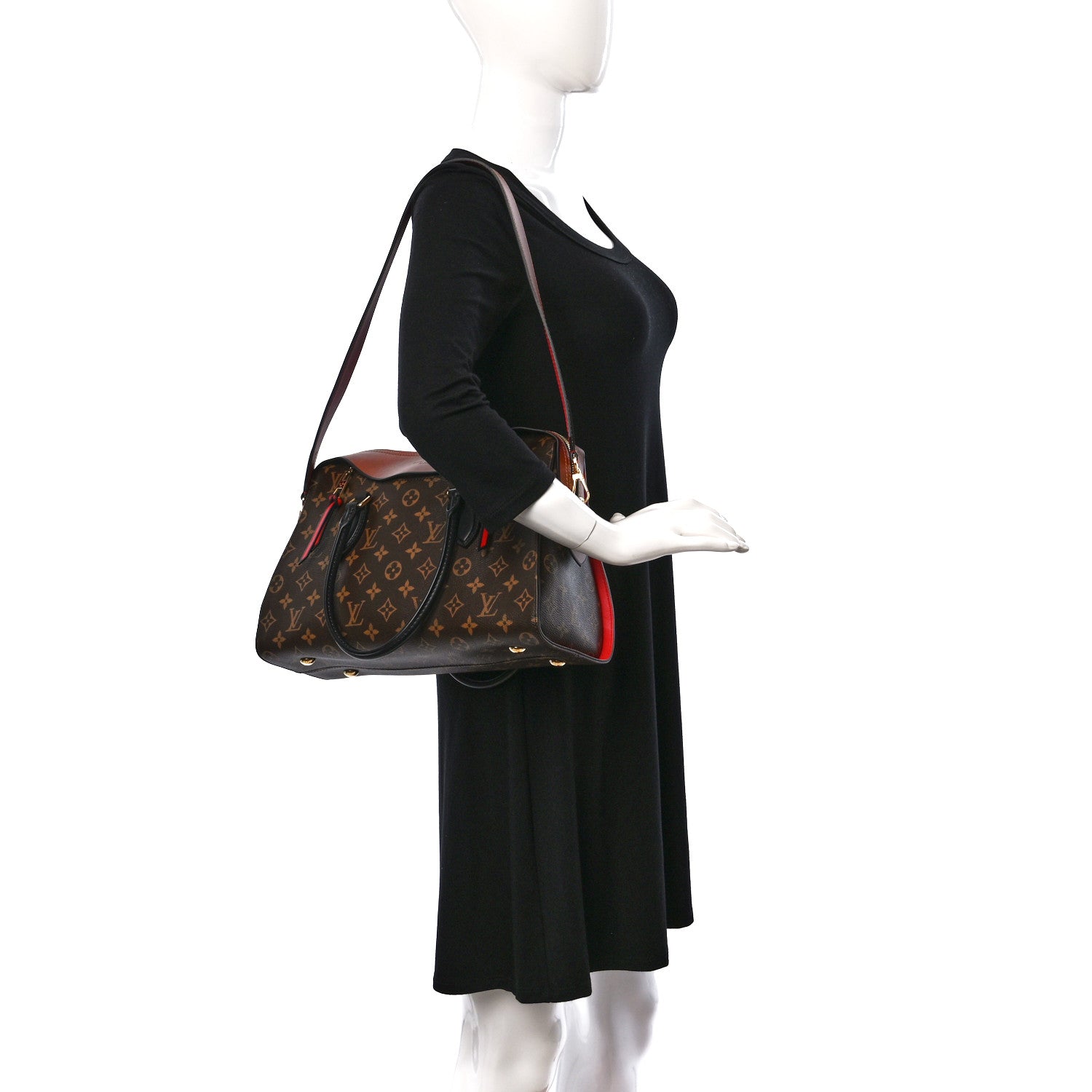 Louis Vuitton Monogram Tuileries Caramel Rouge 3 of 8