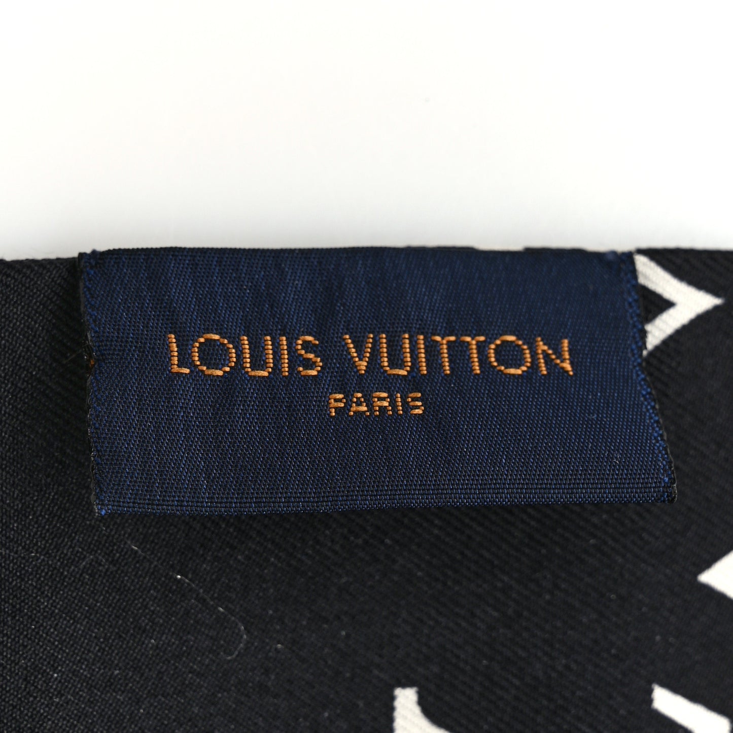 Silk Monogram Confidential Bandeau Black