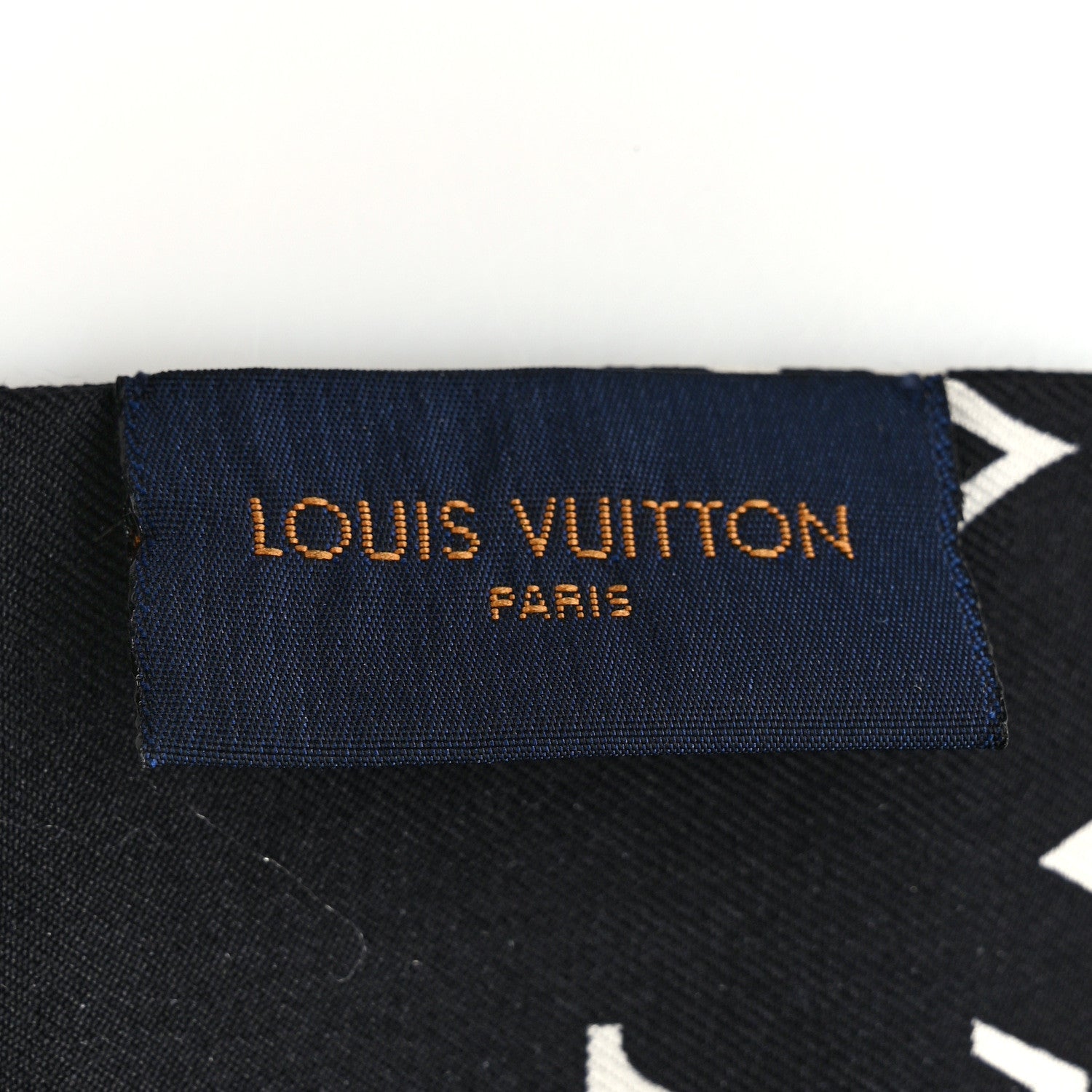 Louis Vuitton Silk Monogram Confidential Bandeau Black 3 of 4