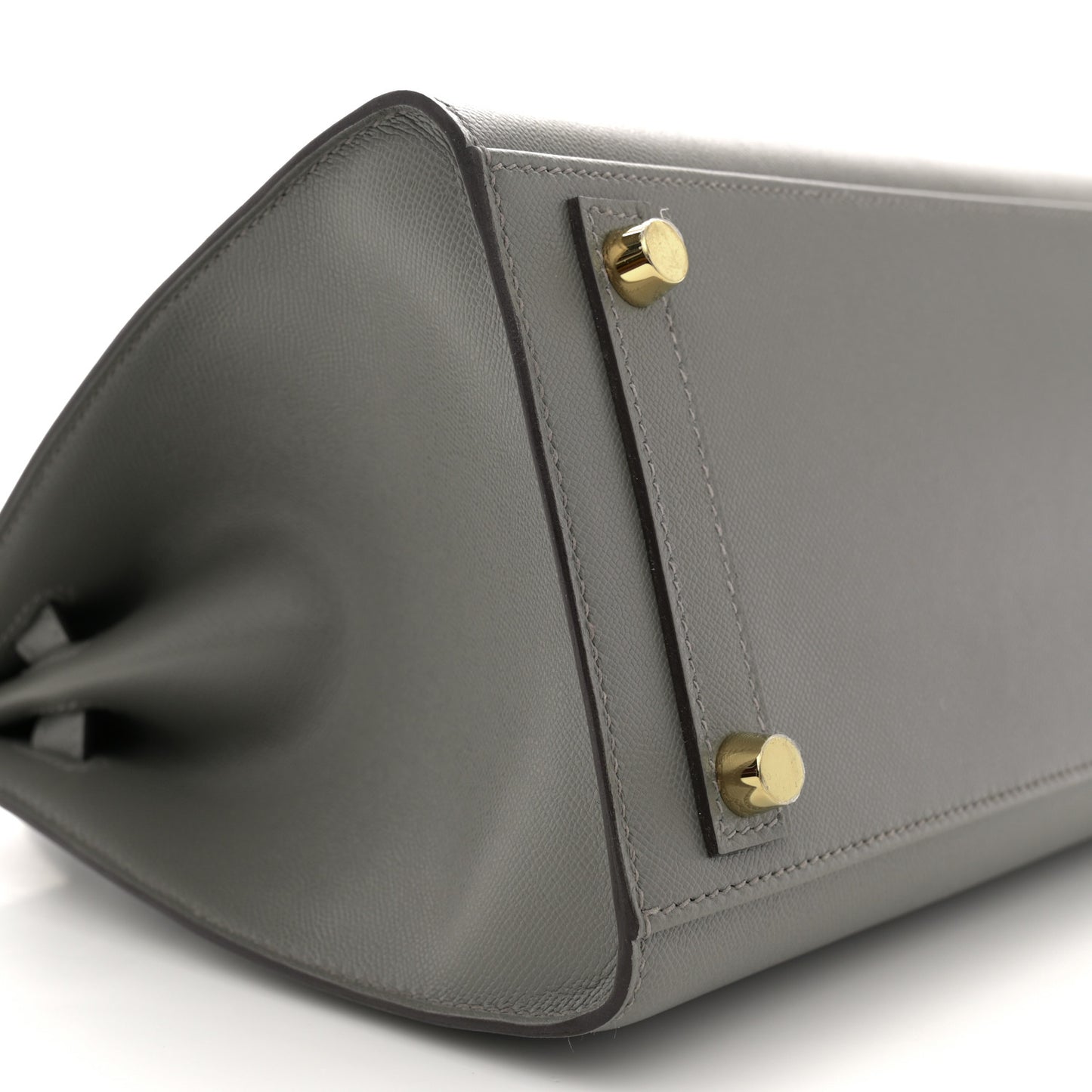 Madame Calfskin Birkin Sellier 25 Gris Meyer