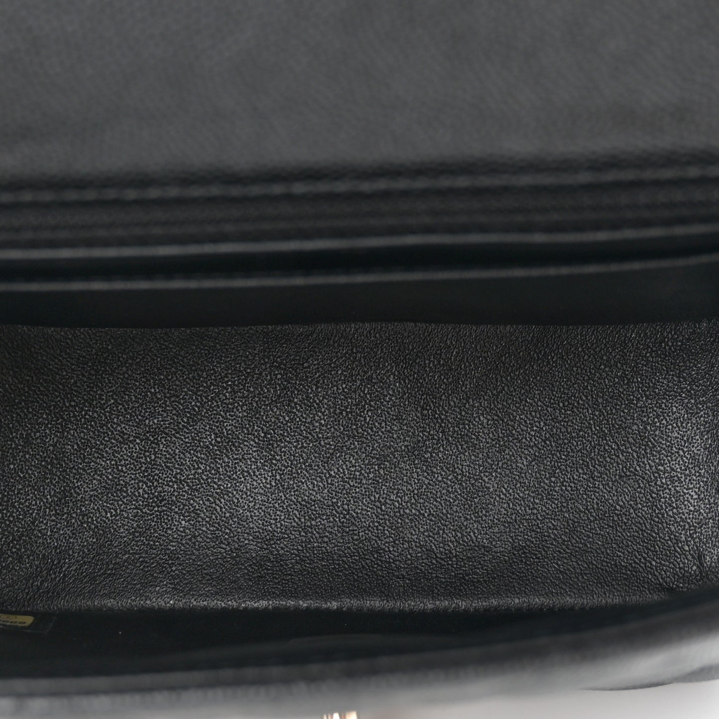 Caviar Quilted Mini Square Flap Black