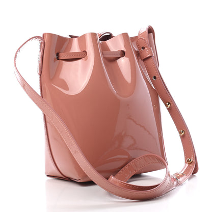 Mansur Gavriel Patent Calfskin Mini Bucket Blush 2 of 8