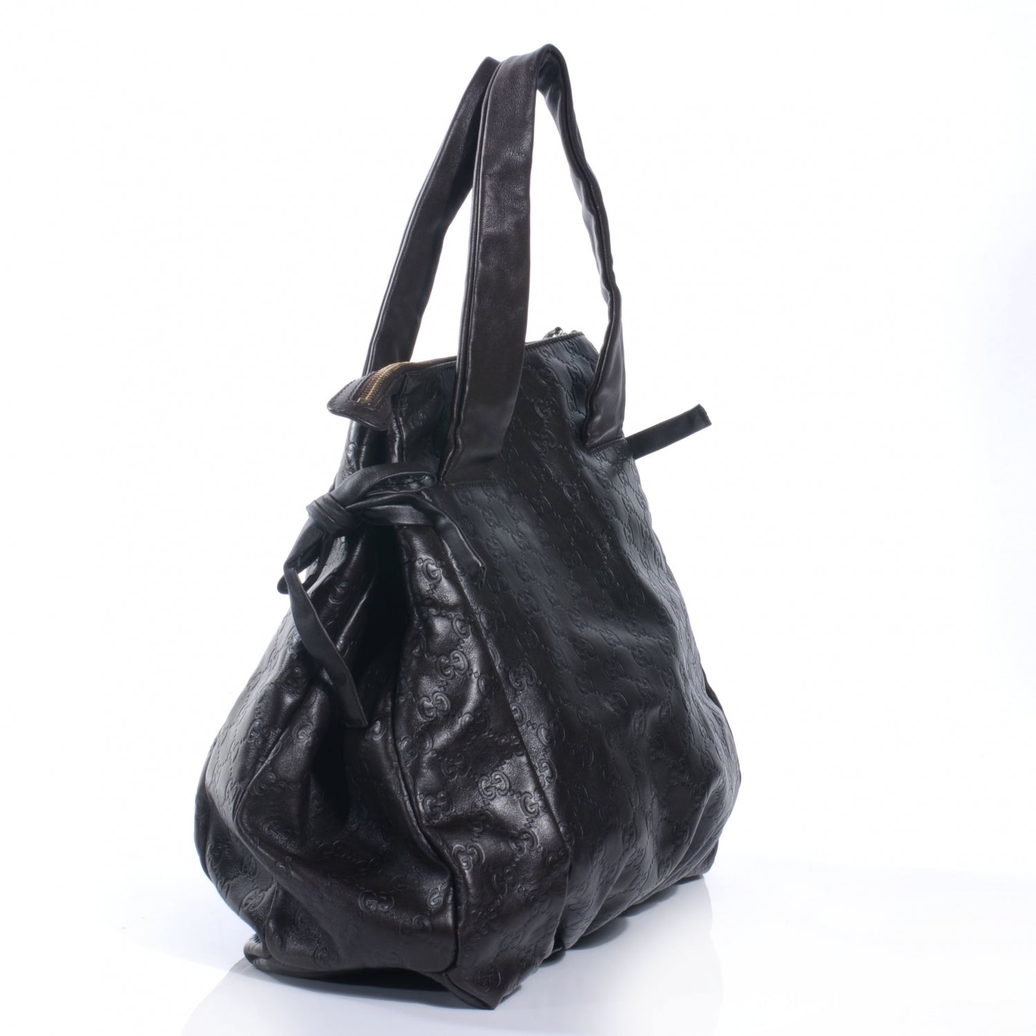 Gucci Guccissima Hysteria Tote Dark Brown 7 of 8