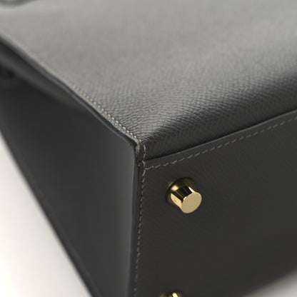 Hermes Epsom Kelly Sellier 25 Graphite 11 of 13