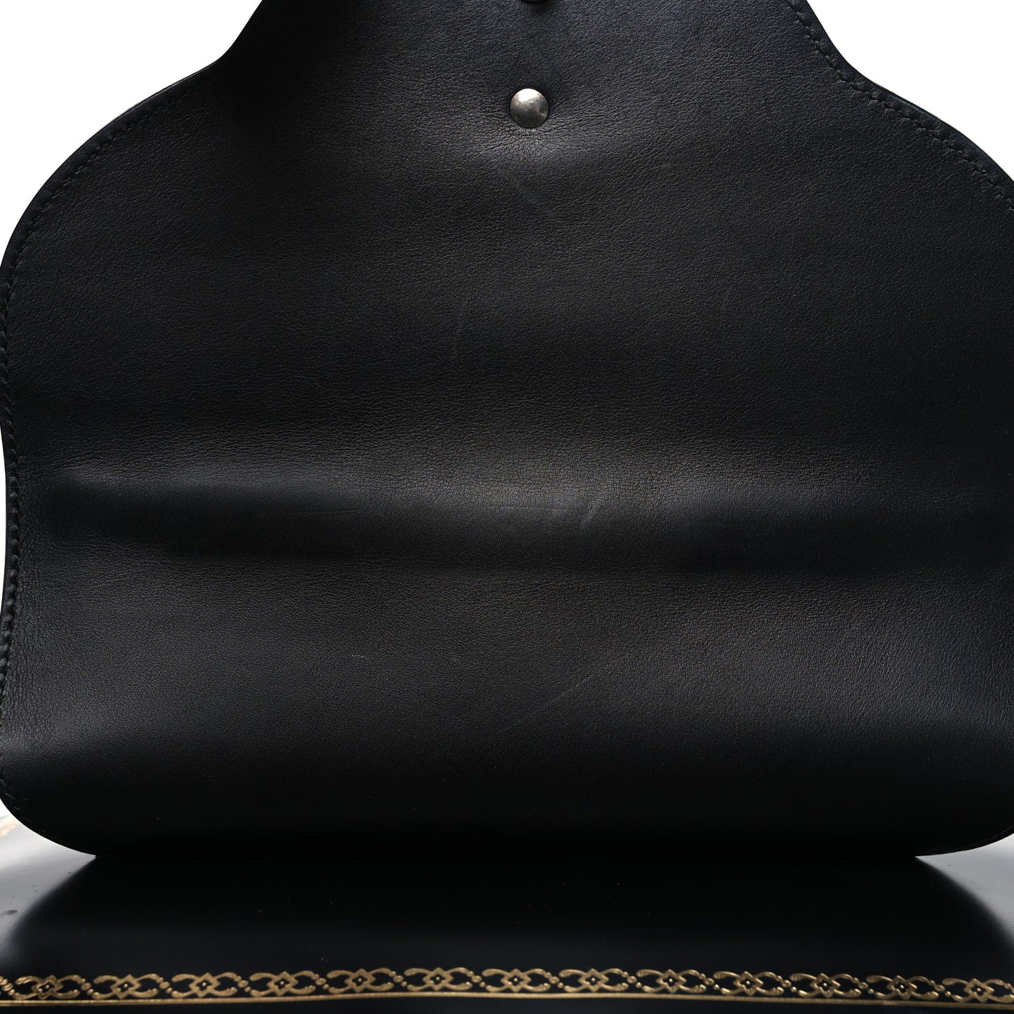 Calfskin Bamboo Medium Thiara Top Handle Bag Black