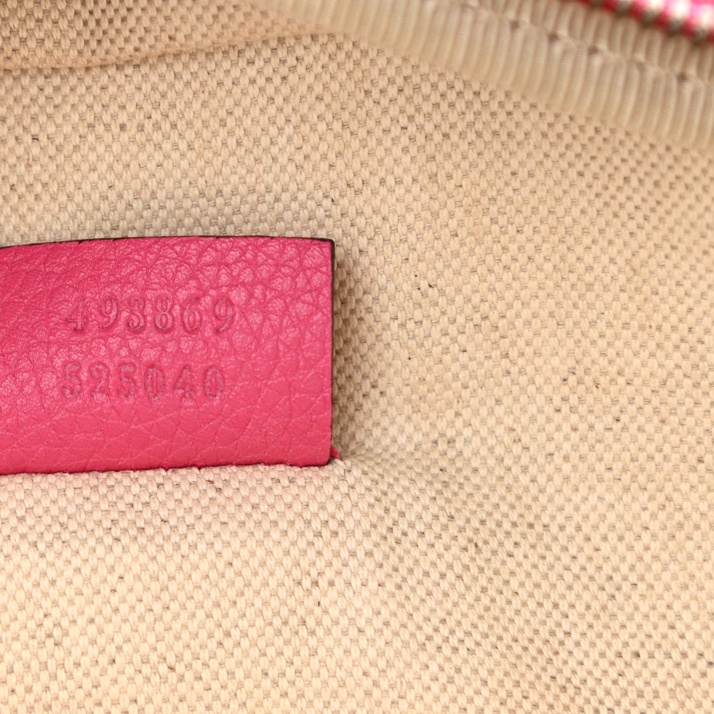 Grained Calfskin Small Logo Belt Bag Box Pink Green