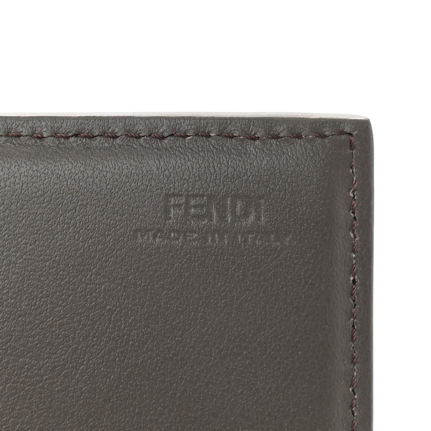 Vitello Century Lucido Hypnoteyes Studded Continental Wallet On Chain Carbone White Multicolor