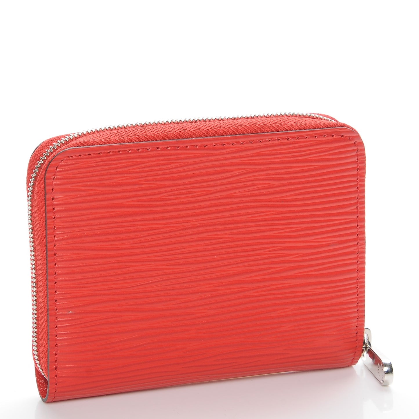 Epi Zippy Coin Purse Coquelicot
