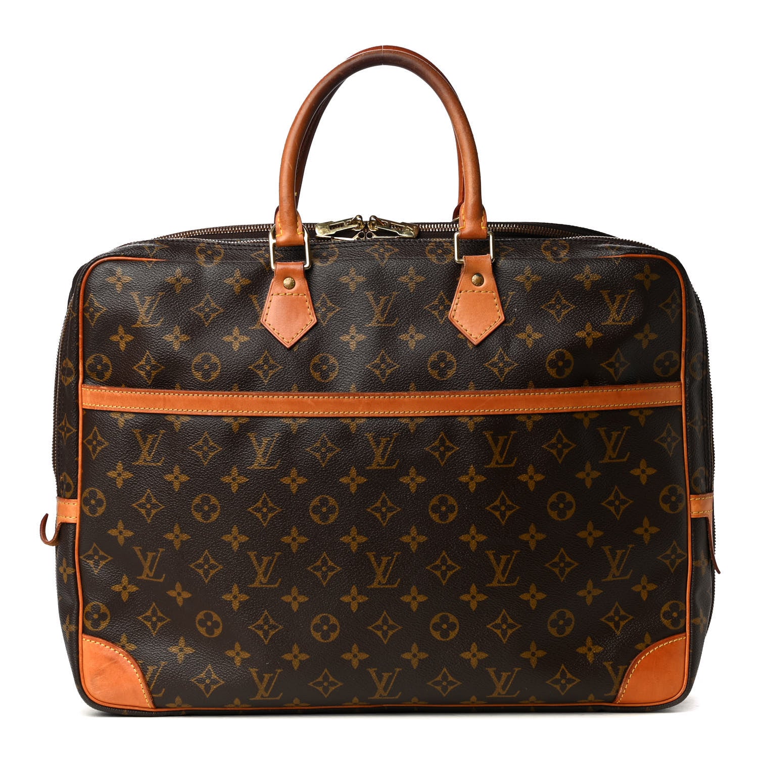 Louis Vuitton Monogram Porte-Documents Voyage Briefcase 2 Compartments 1 of 5