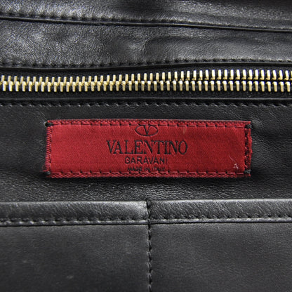 Valentino Garavani Leather Rockstud Tote Black 8 of 12