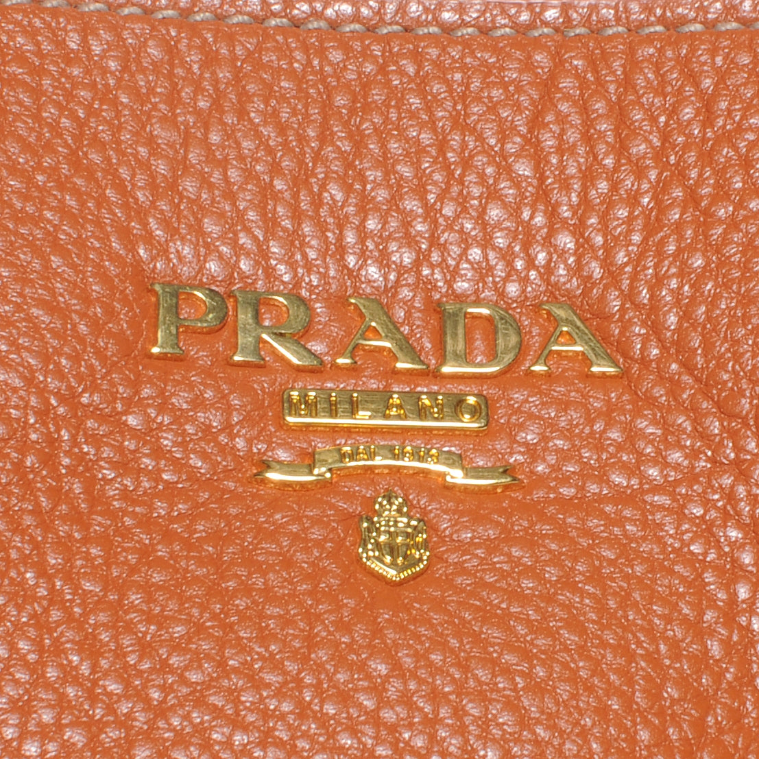 Prada Vitello Daino Tote Rame 5 of 9