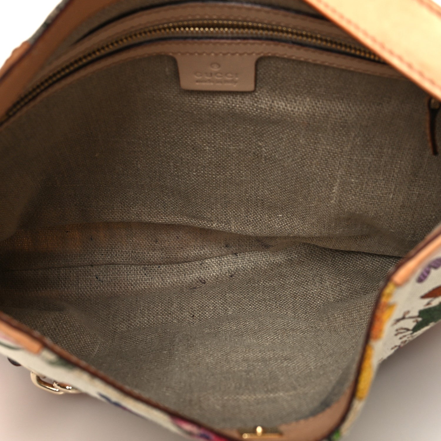 Gucci Canvas Floral Flora Hasler Hobo Beige 5 of 18