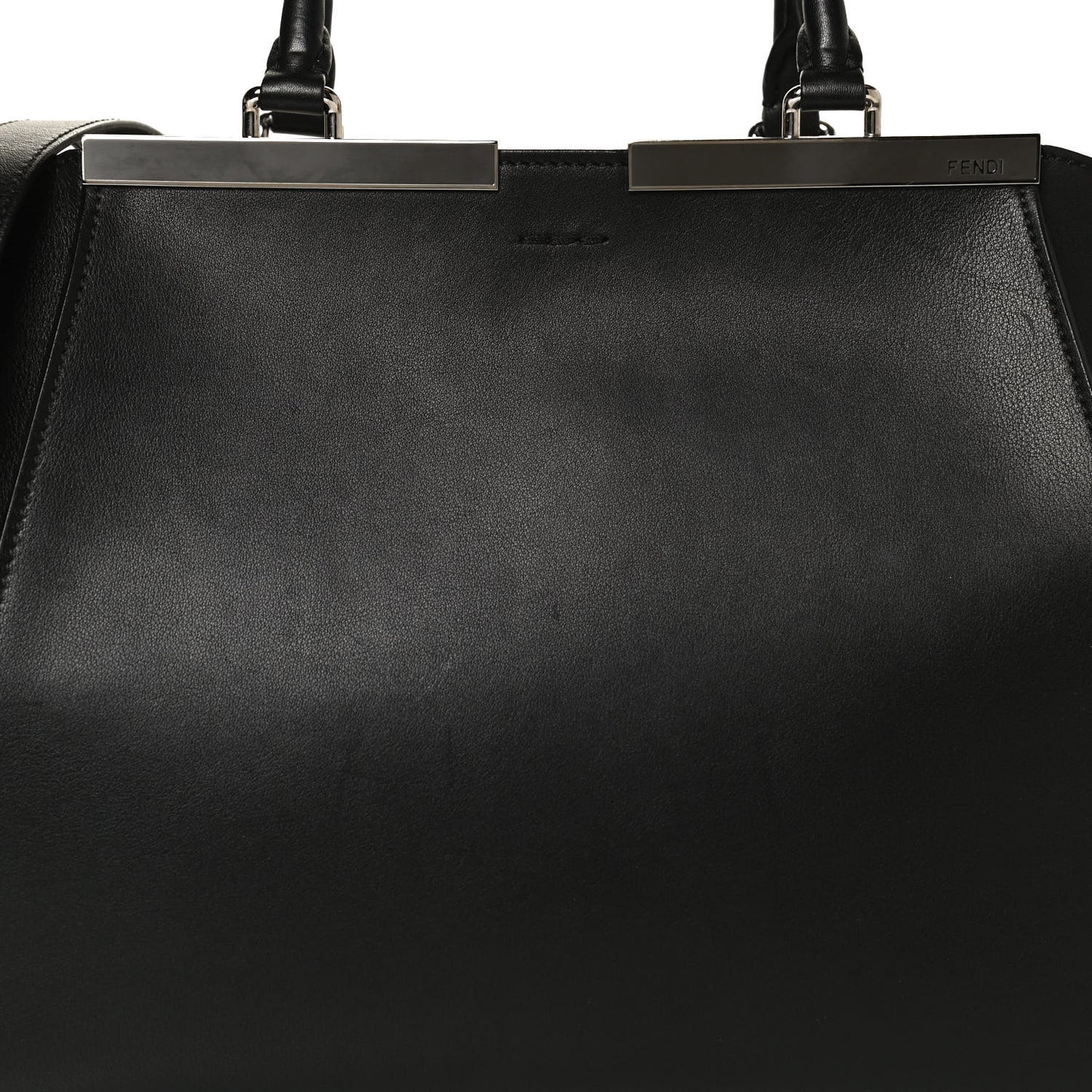 Vitello Dolce Shiny Nappa Petite 3Jours Tote Black