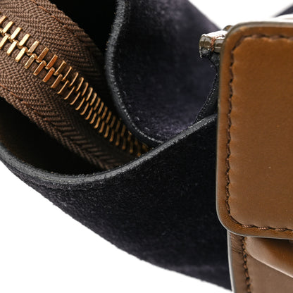 Celine Textured Calfskin Suede Tri-color Mini Luggage Cream 15 of 17