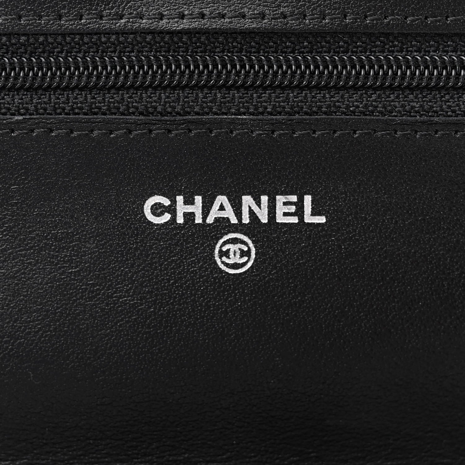 Chanel Patent Calfskin Quilted Reissue Wallet On Chain WOC Black 6 of 15