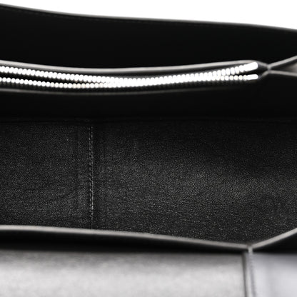 Celine Shiny Smooth Calfskin Medium Frame Shoulder Bag Liquorice Antique Rose 5 of 9