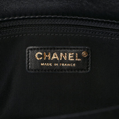 Chanel Velvet Quilted Paris Hamburg Clutch Black 6 of 7