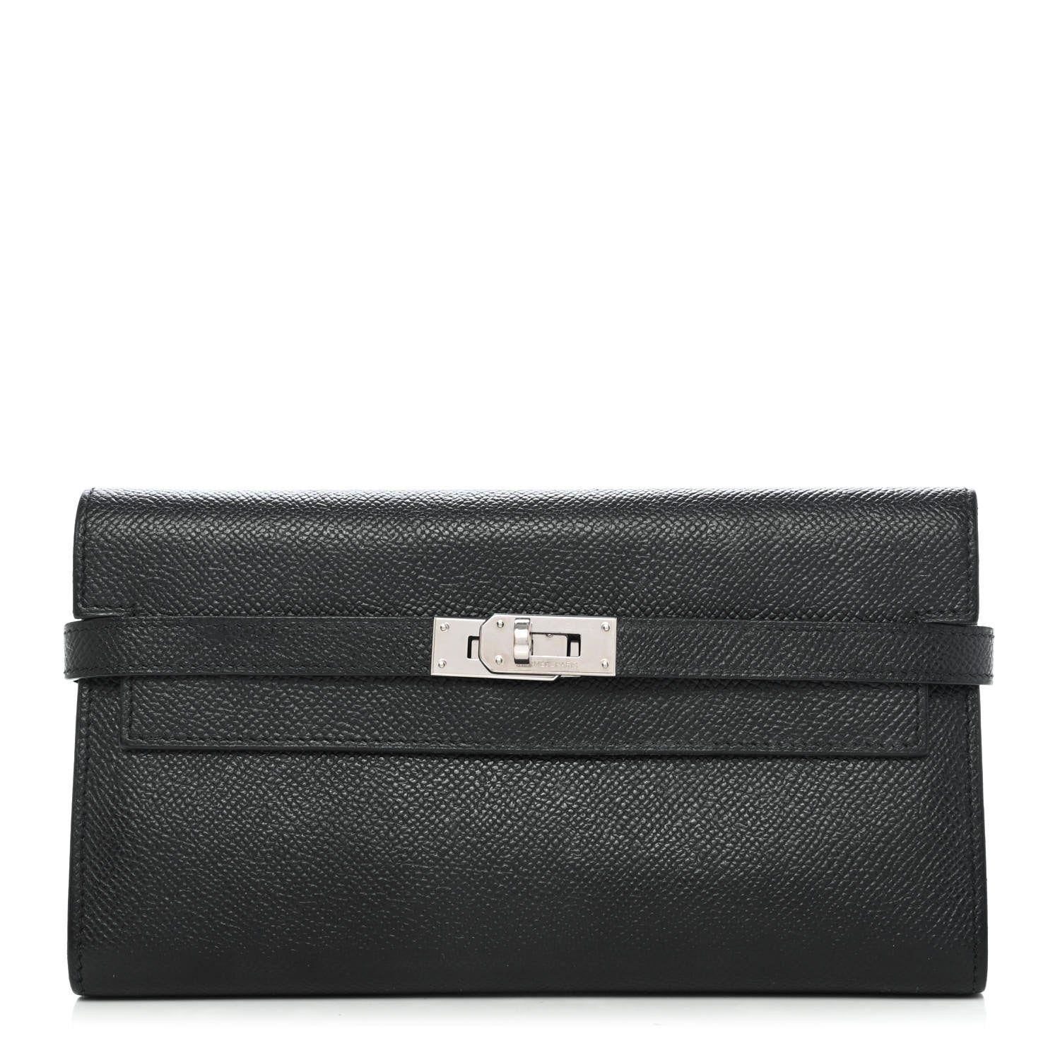 Hermes Epsom Kelly Longue Wallet Black 1 of 4
