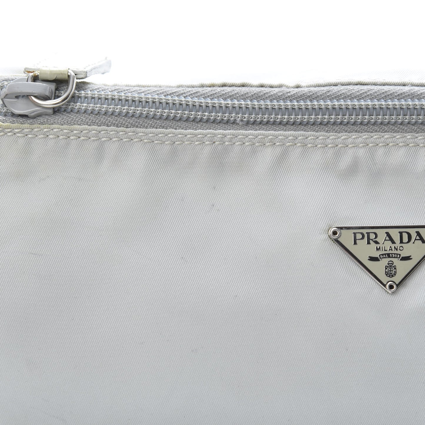 Nylon Vela Cosmetic Pouch Cristallo