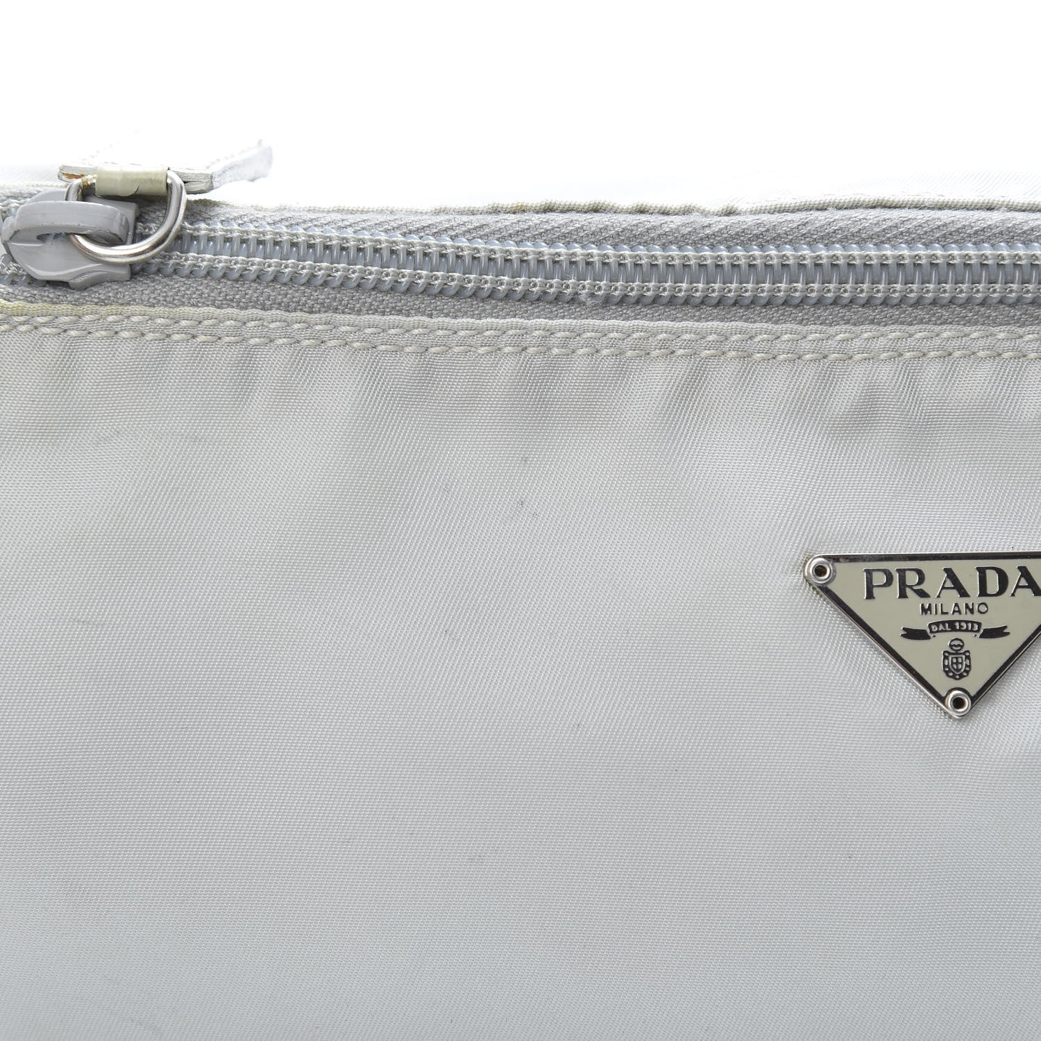 Prada Nylon Vela Cosmetic Pouch Cristallo 10 of 10