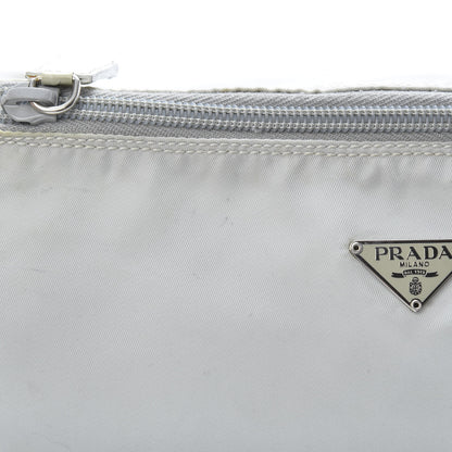 Prada Nylon Vela Cosmetic Pouch Cristallo 10 of 10