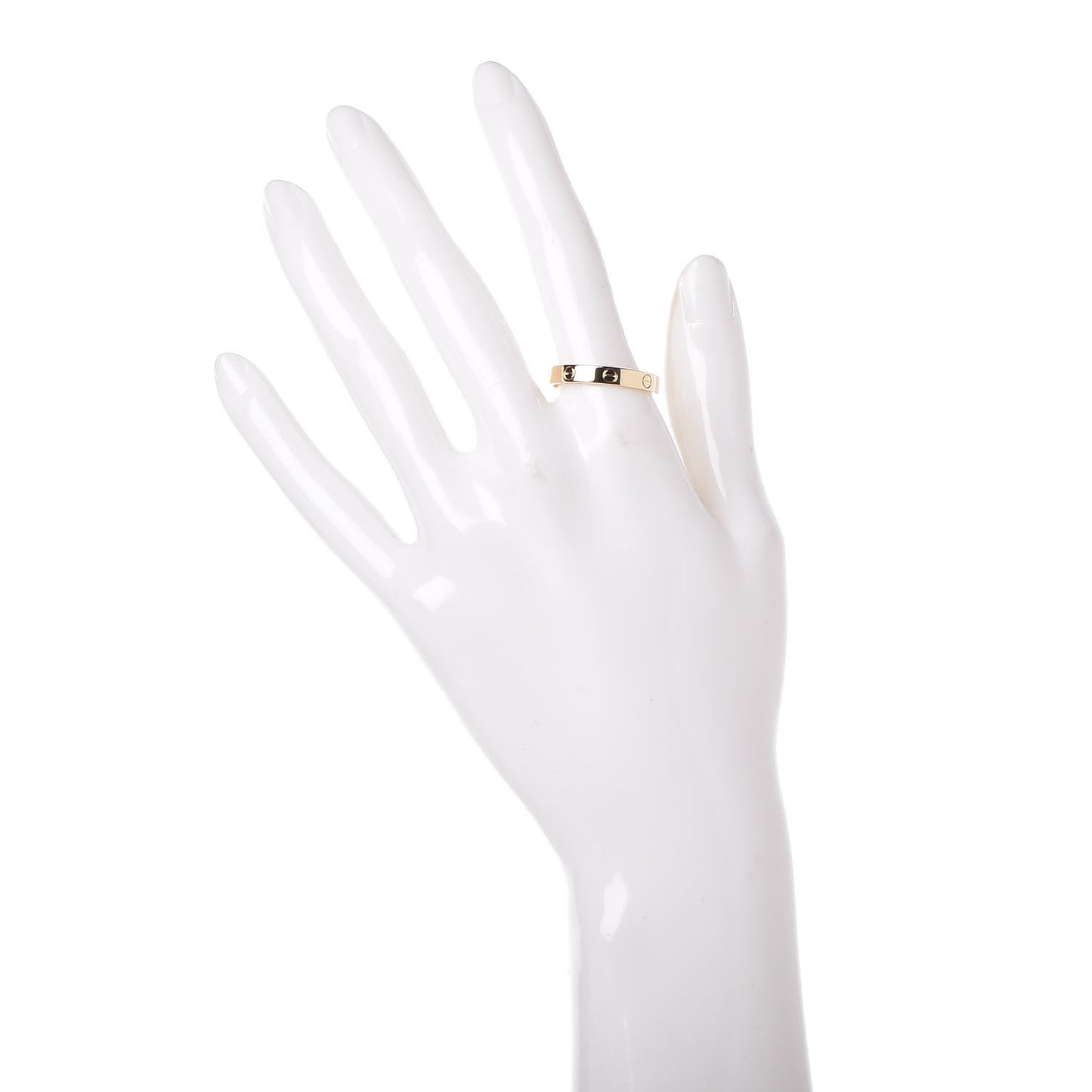 18K Yellow Gold 3.5mm LOVE Wedding Band Ring 61 9.5