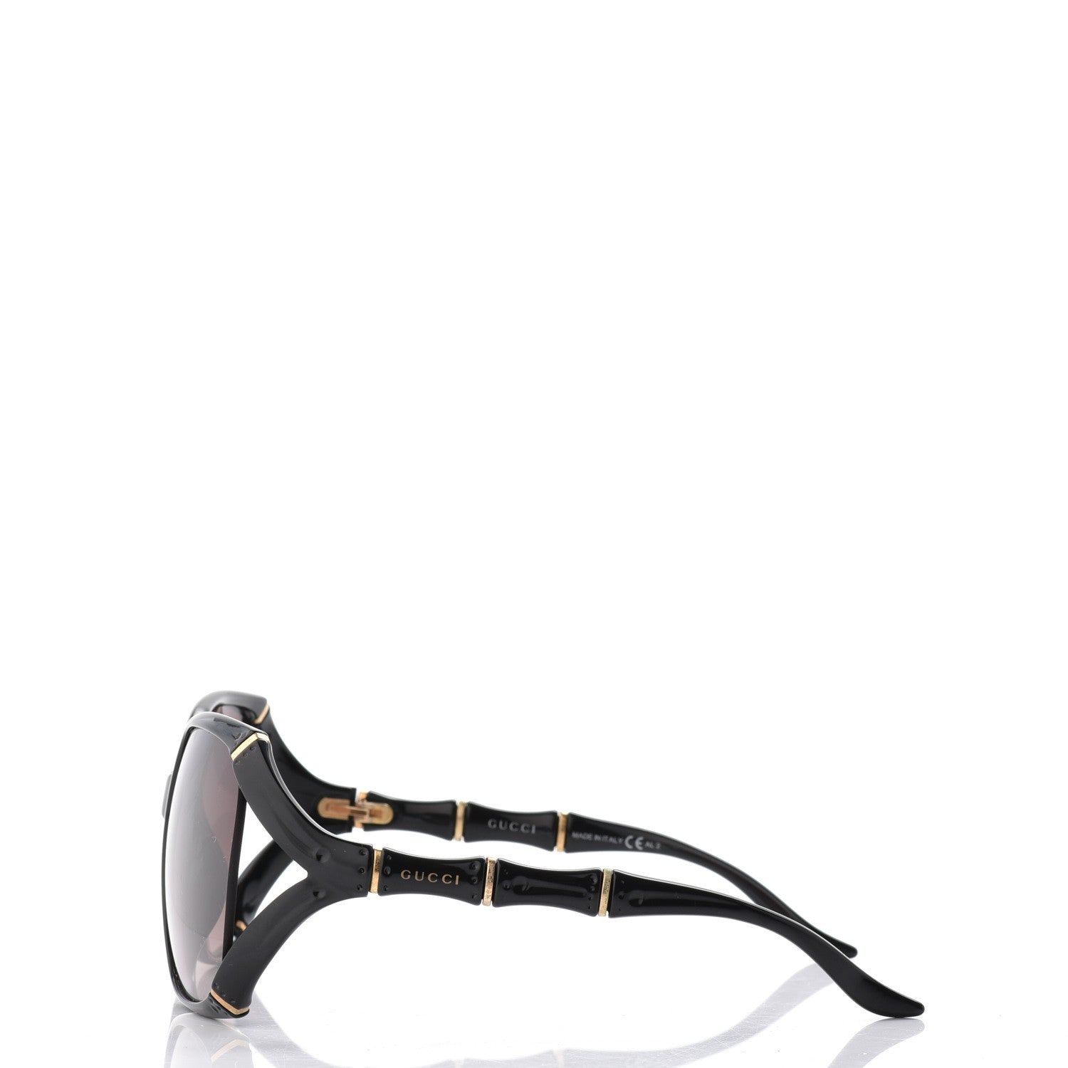Gucci Bamboo Effect Sunglasses 3508/S Black 3 of 9