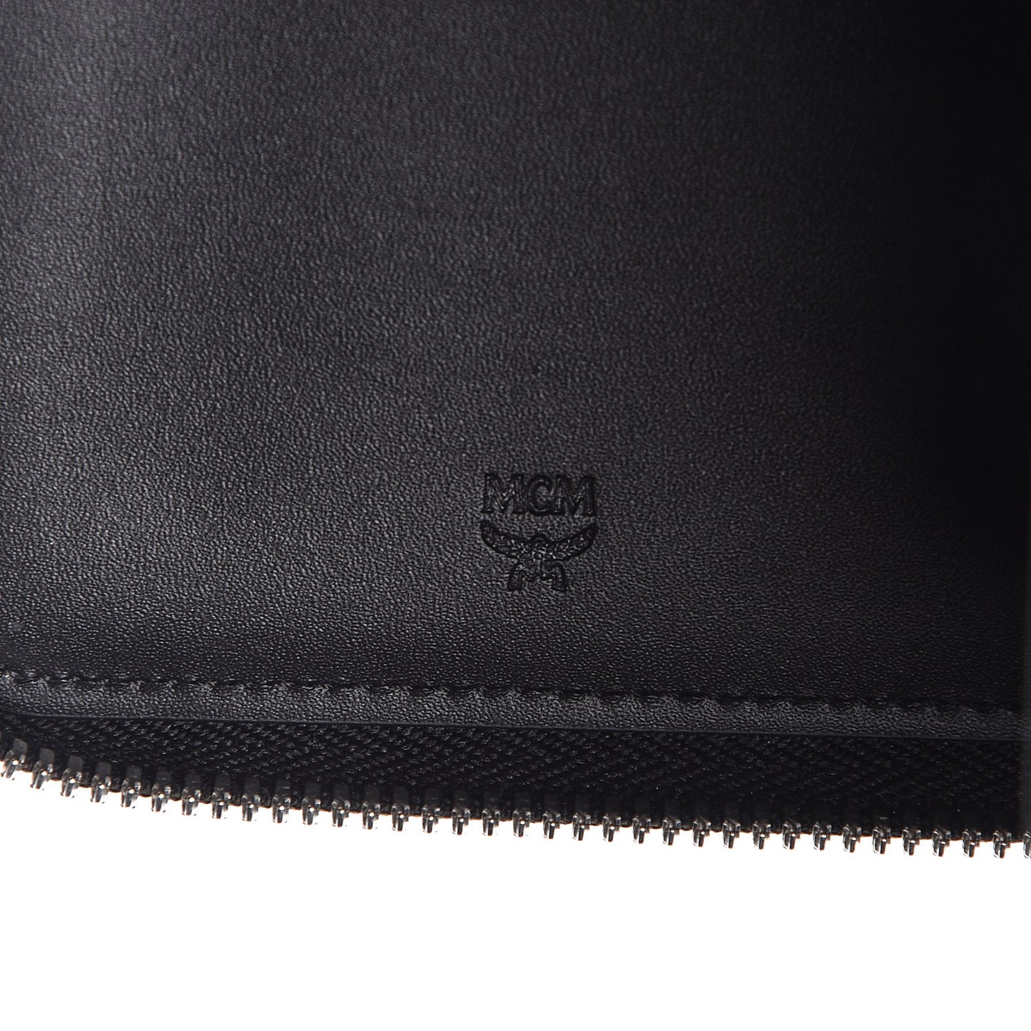 Calfskin Fontanellas Park Avenue Milla Zip Around Wallet Black