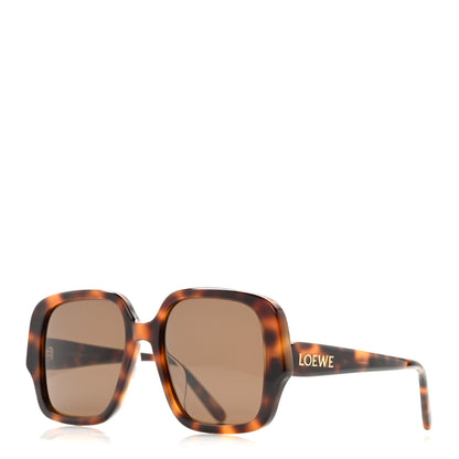 Loewe Acetate Square Sunglasses LW40134U Tortoise 1 of 14