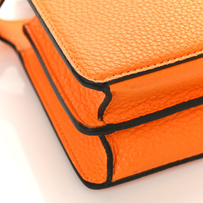 Fendi Cuoio Romano Vitello Cover Bi-Color Peekaboo I See U X Cross Satchel Orange 7 of 8
