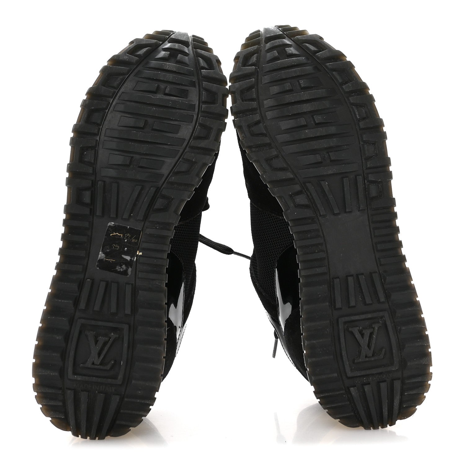 Louis Vuitton Suede Monogram Run Away Sneakers 36.5 Black 6 of 9