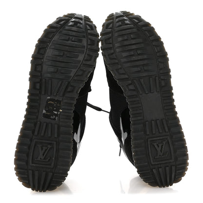 Louis Vuitton Suede Monogram Run Away Sneakers 36.5 Black 6 of 9
